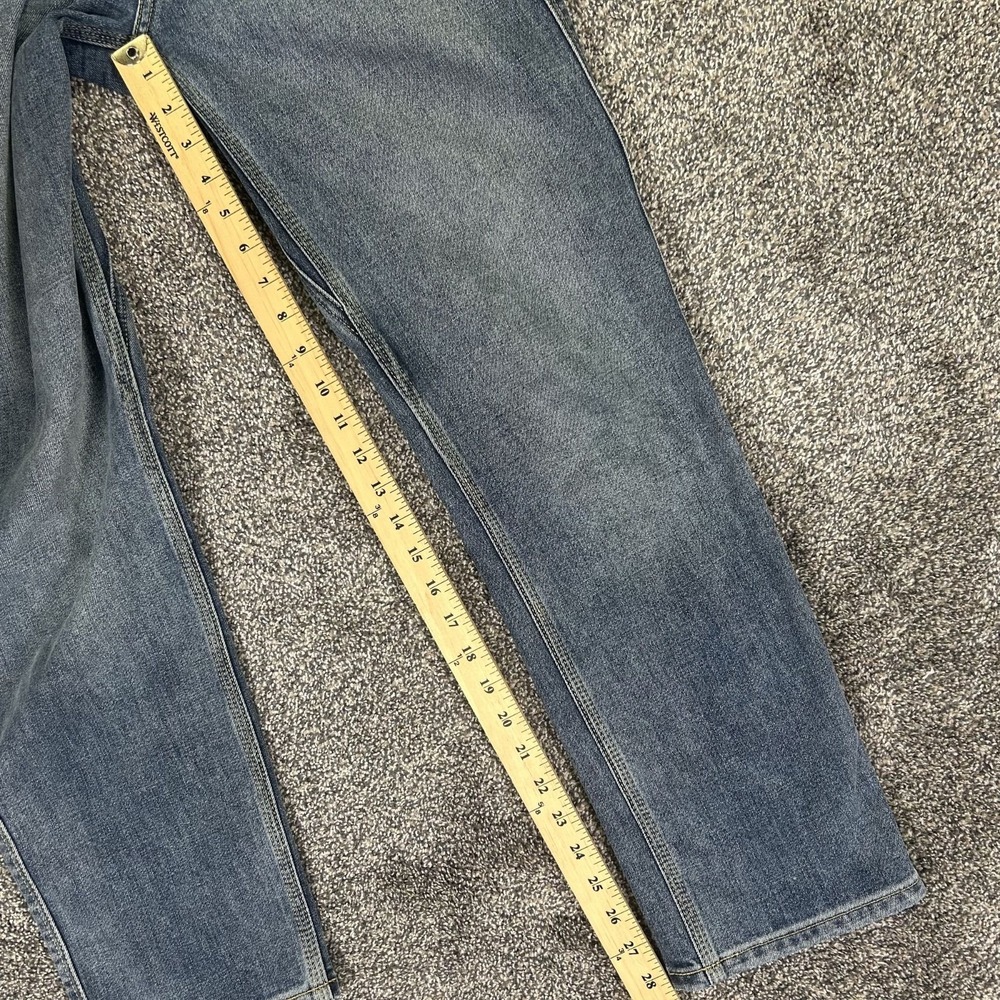 DU/ER Performance Denim Jeans Mens 28X29 Straight Fit Blue Stretch Casual Work - Picture 13 of 15